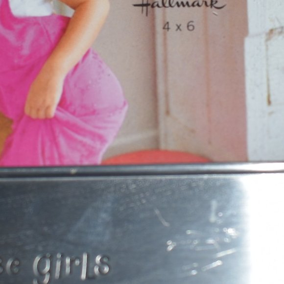 Hallmark Silver Girls 4 x 6 Photo Picture Frame - Picture 4 of 6
